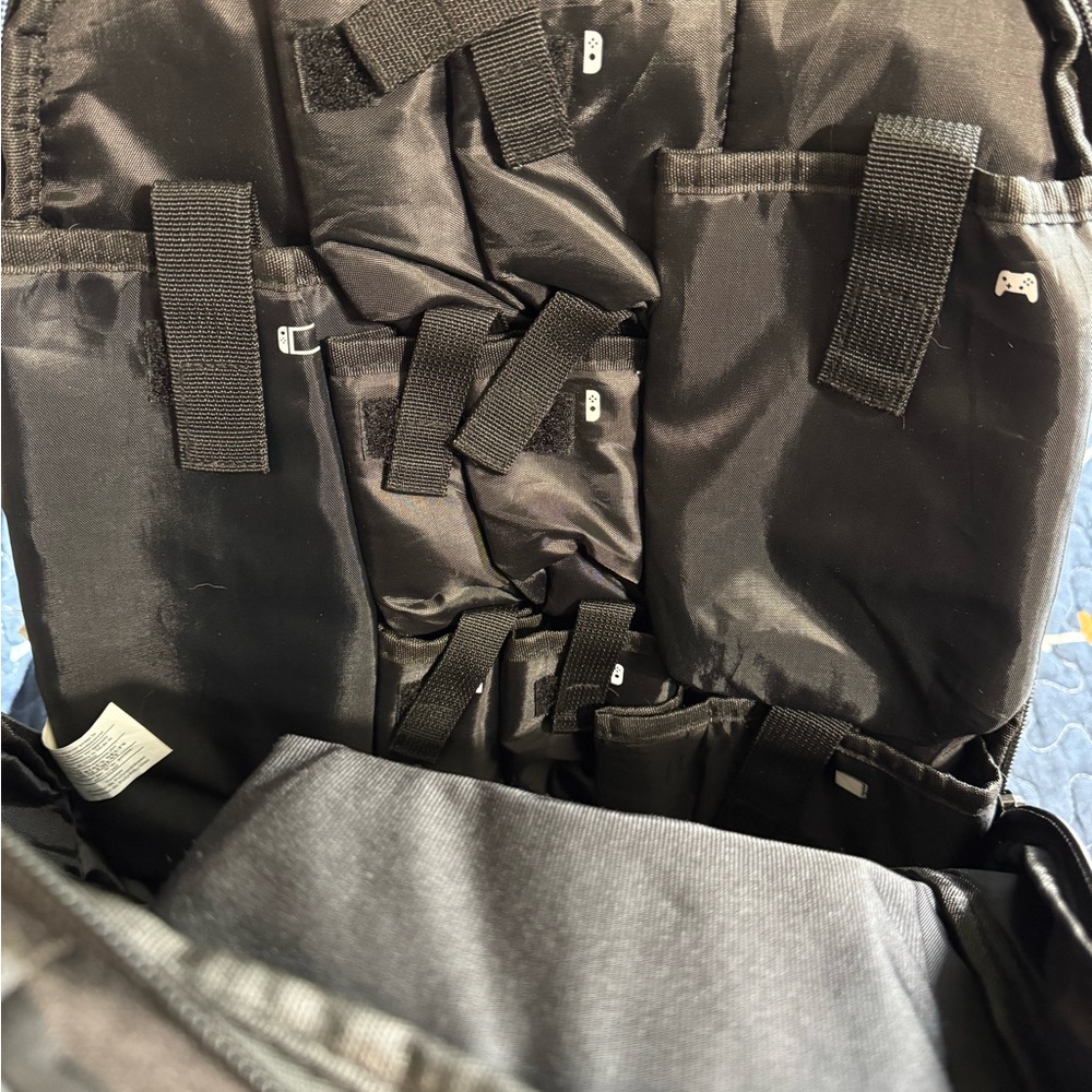 Gray Nintendo Switch Storage Backpack - Picture 2 of 2